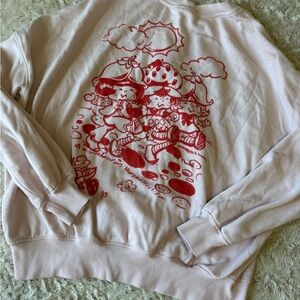 Strawberry Shortcake pink crewneck sweatshirt